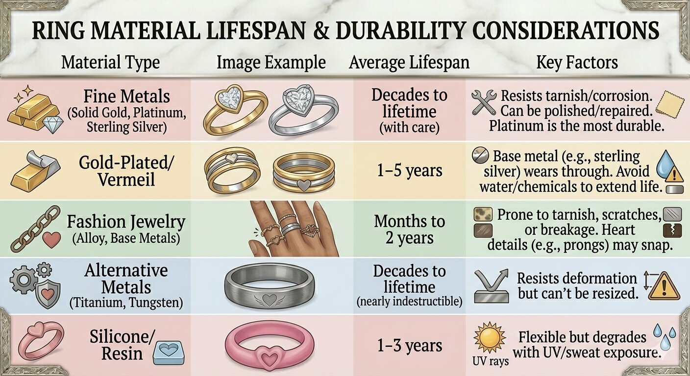 Estimated Lifespan by Material